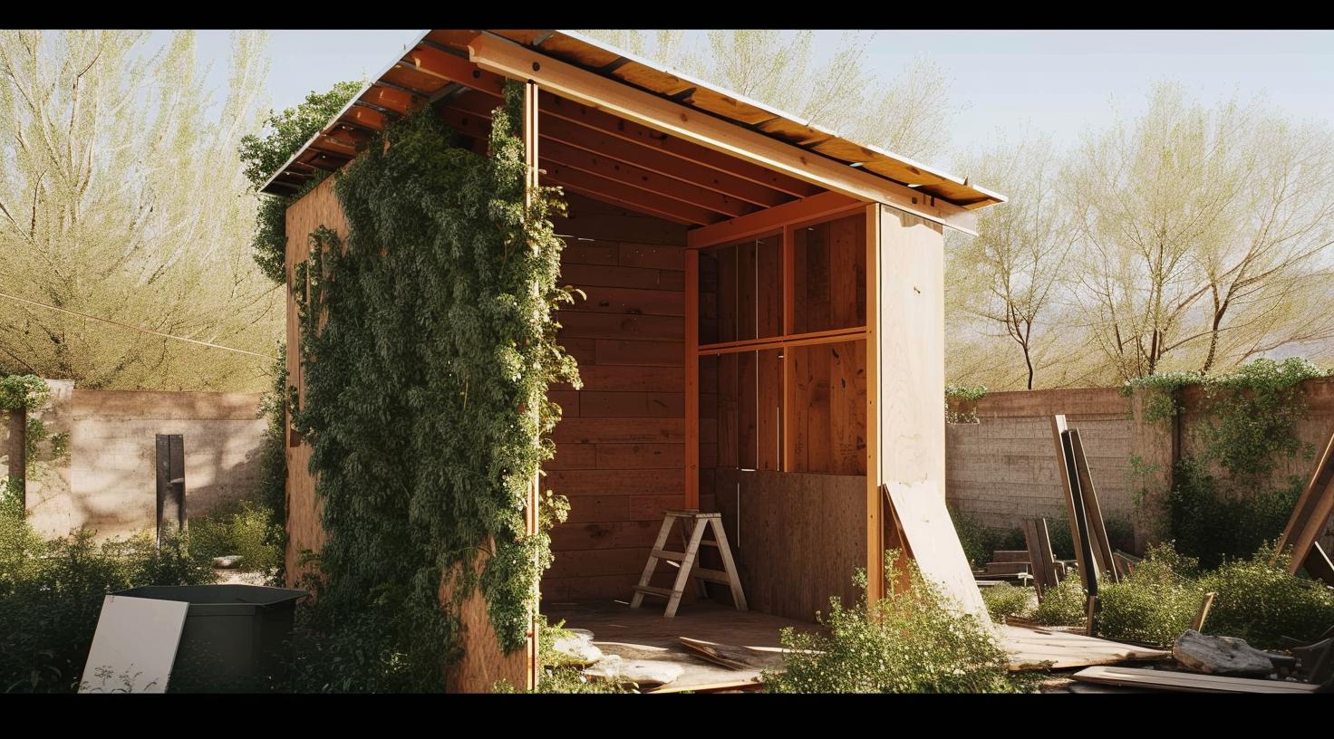 Gemütliche DIY-Ideen für eine Gartenlaube